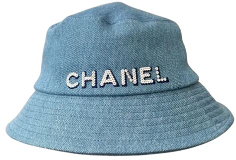 chanel bucket hat denim.